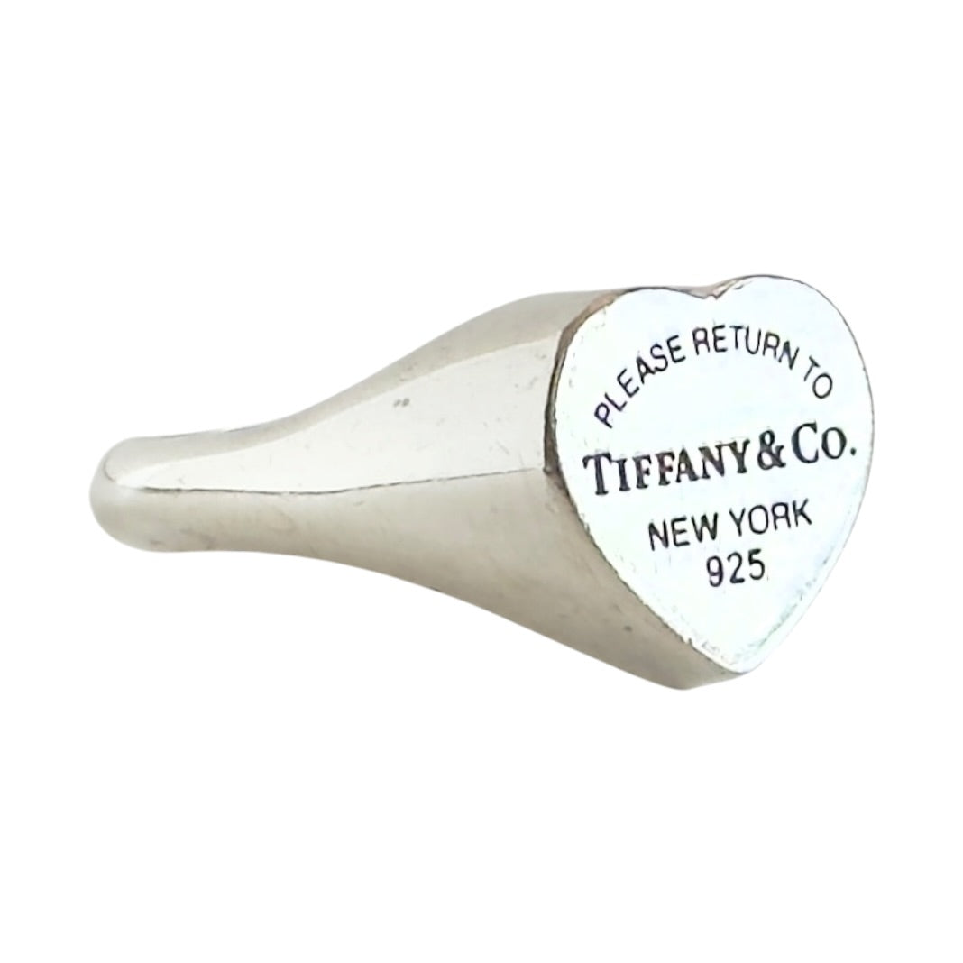 TIFFANY & CO. Return To Tiffany 純銀 愛心💗 戒指