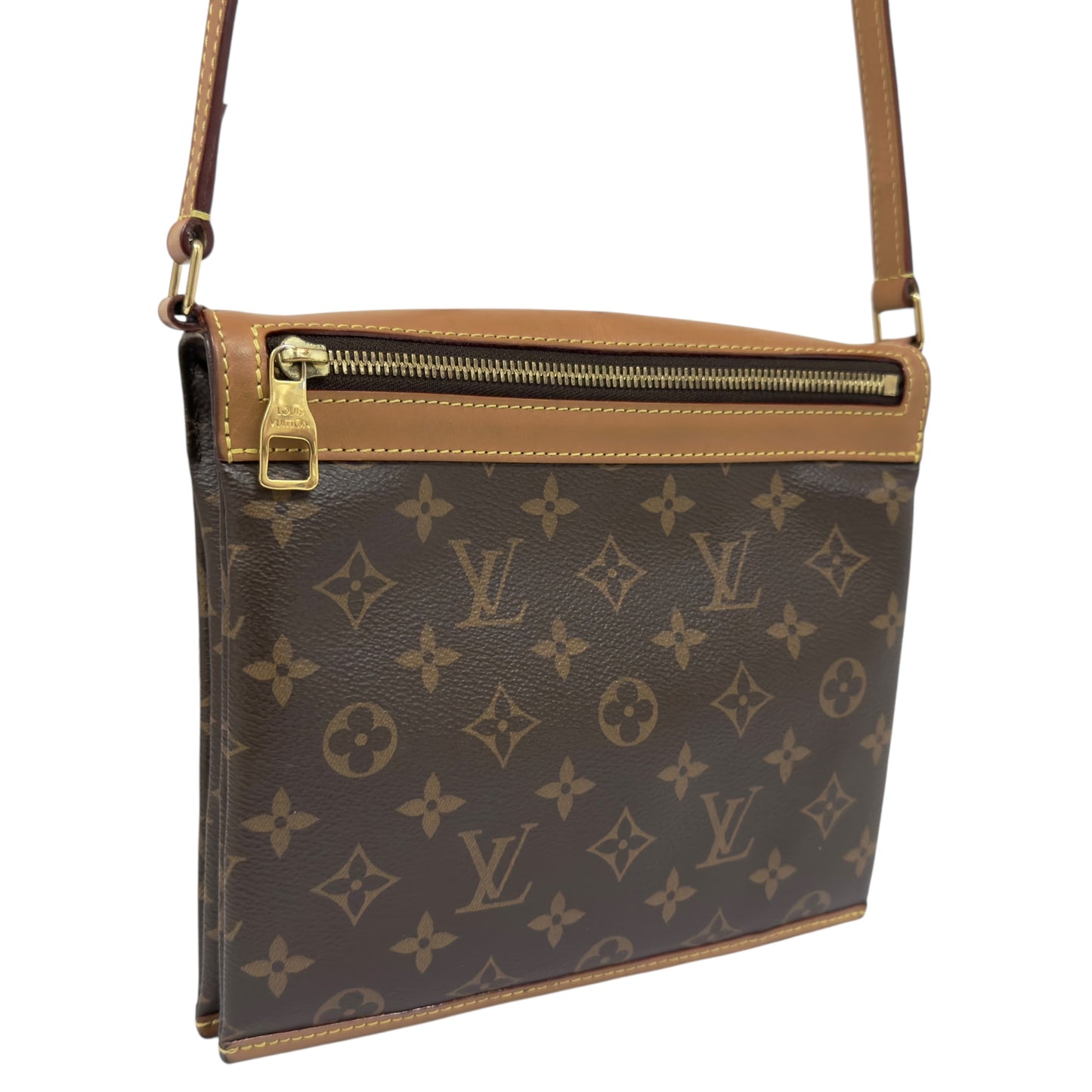 LOUIS VUITTON Saumur 新雙子星 老花 斜揹袋