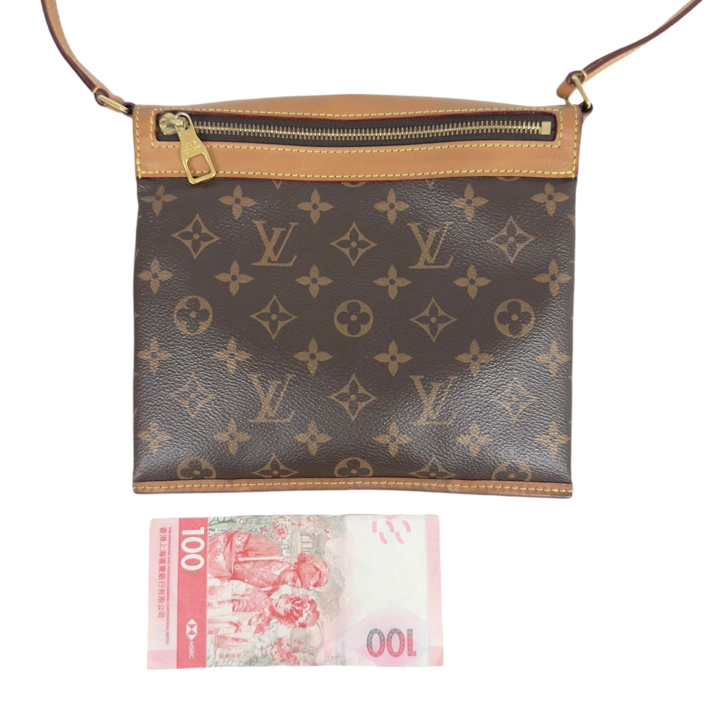 LOUIS VUITTON Saumur 新雙子星 老花 斜揹袋