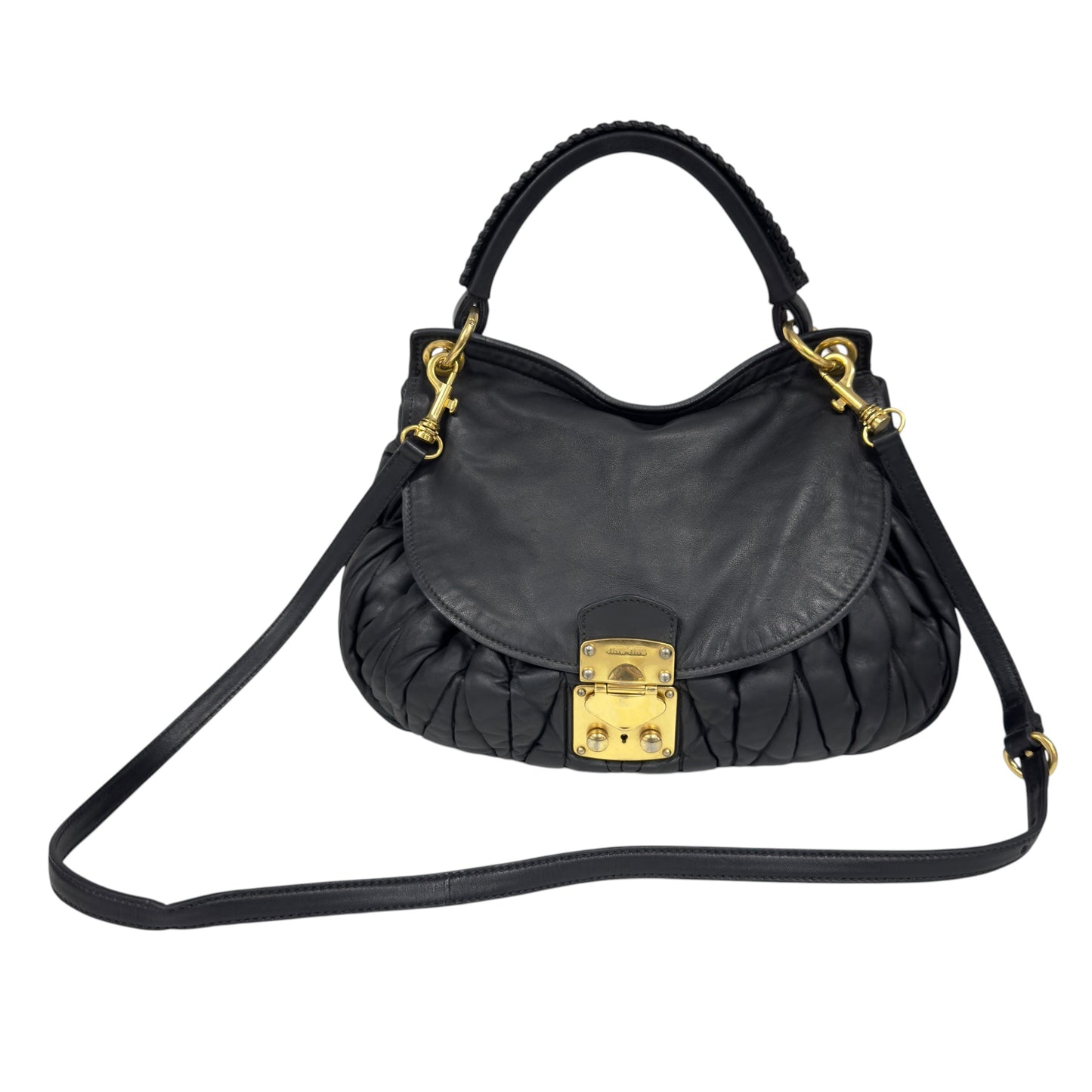 MIU MIU Matelassé 皺摺 2用袋