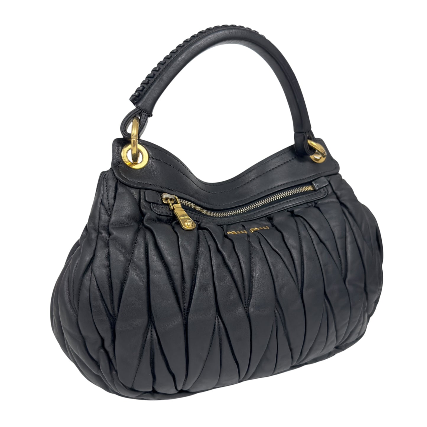 MIU MIU Matelassé 皺摺 2用袋