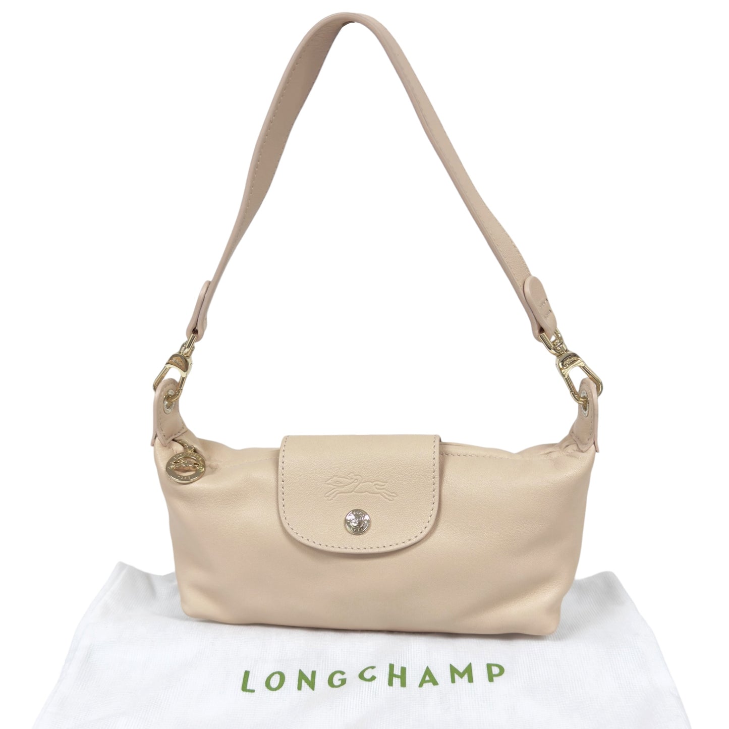 LONGCHAMP Pliage 皮革 肩背袋