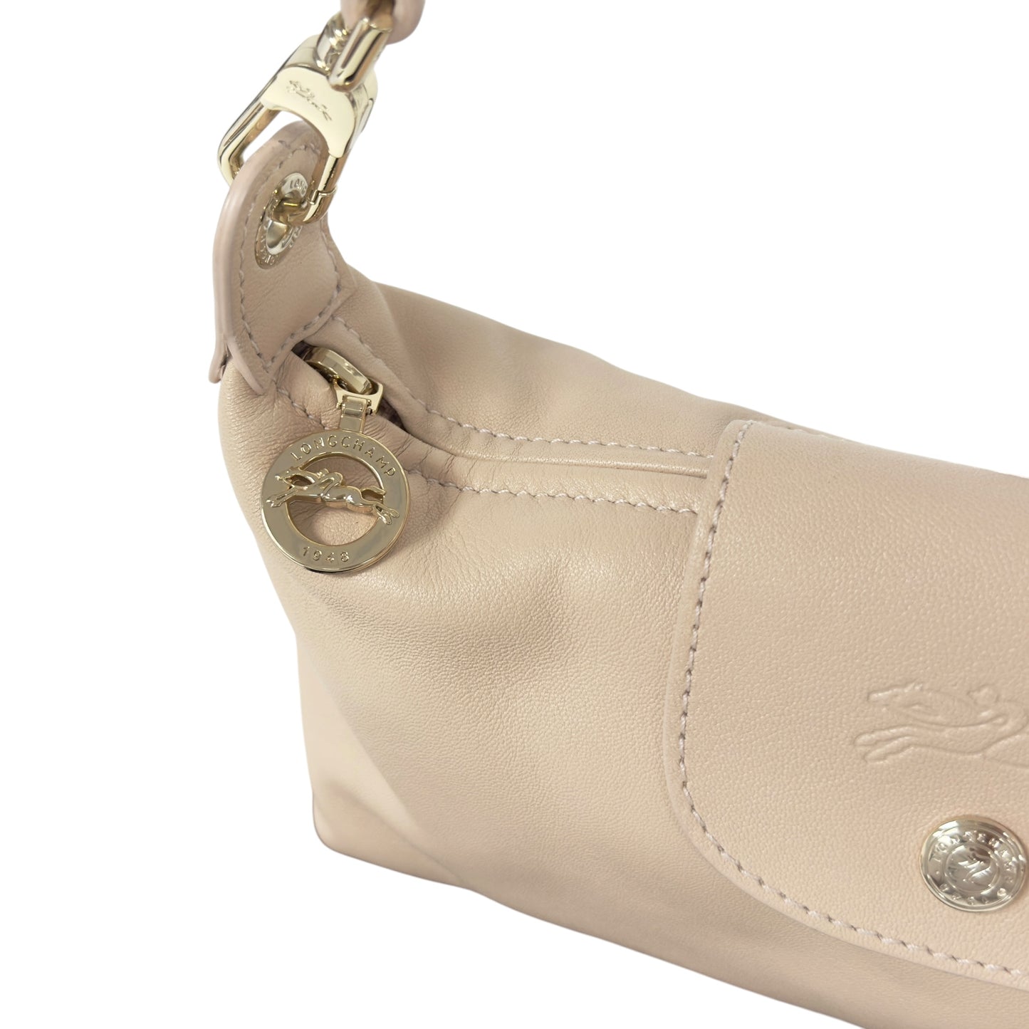 LONGCHAMP Pliage 皮革 肩背袋