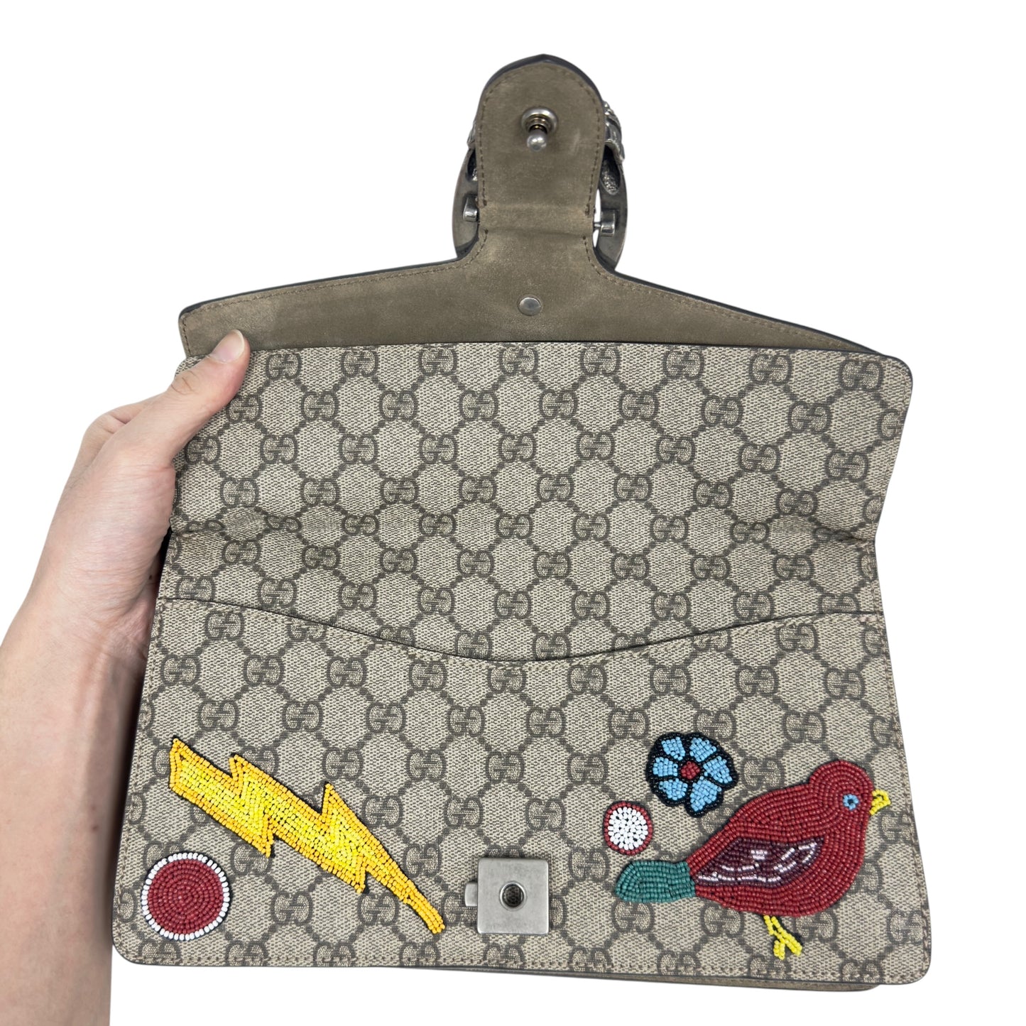 GUCCI *罕有* Dionysus 串珠工藝 酒神 肩背包