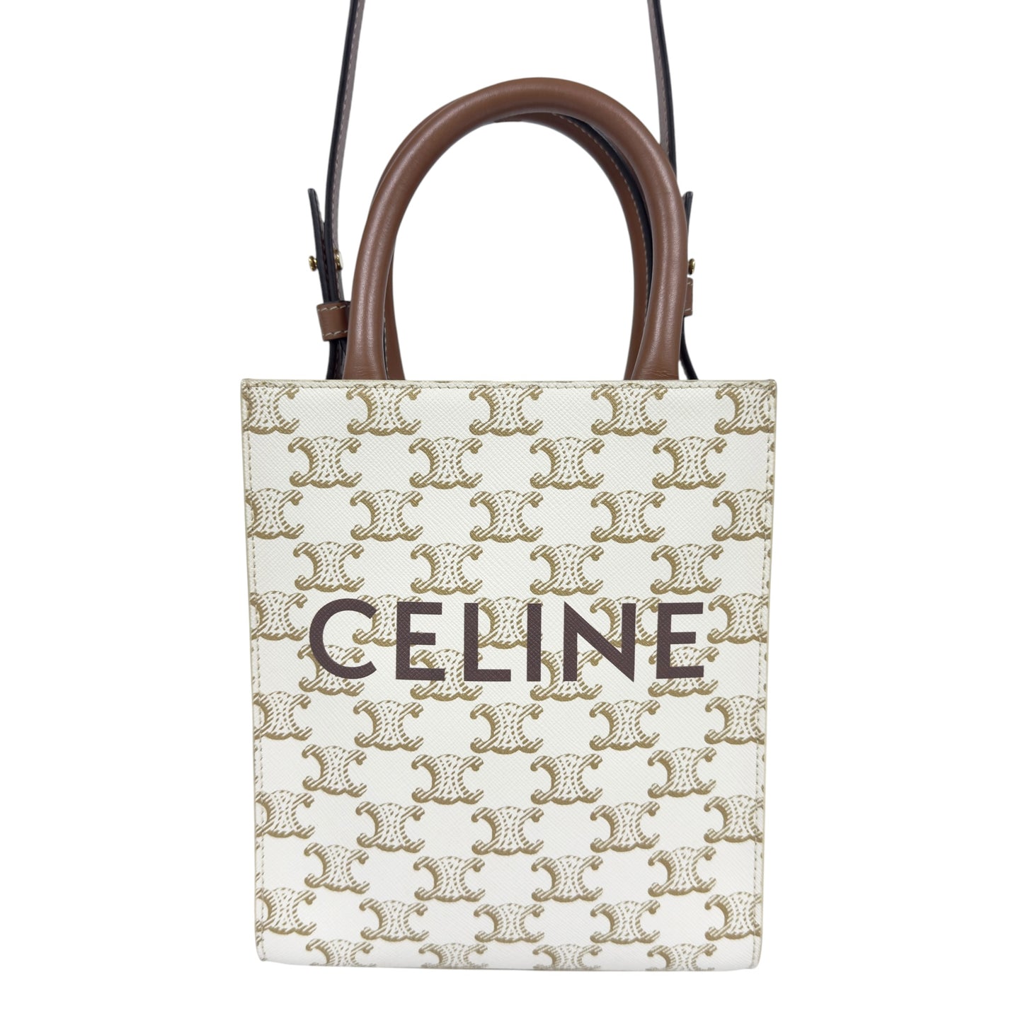 CELINE Mini Vertical Cabas 凱旋門 斜揹袋