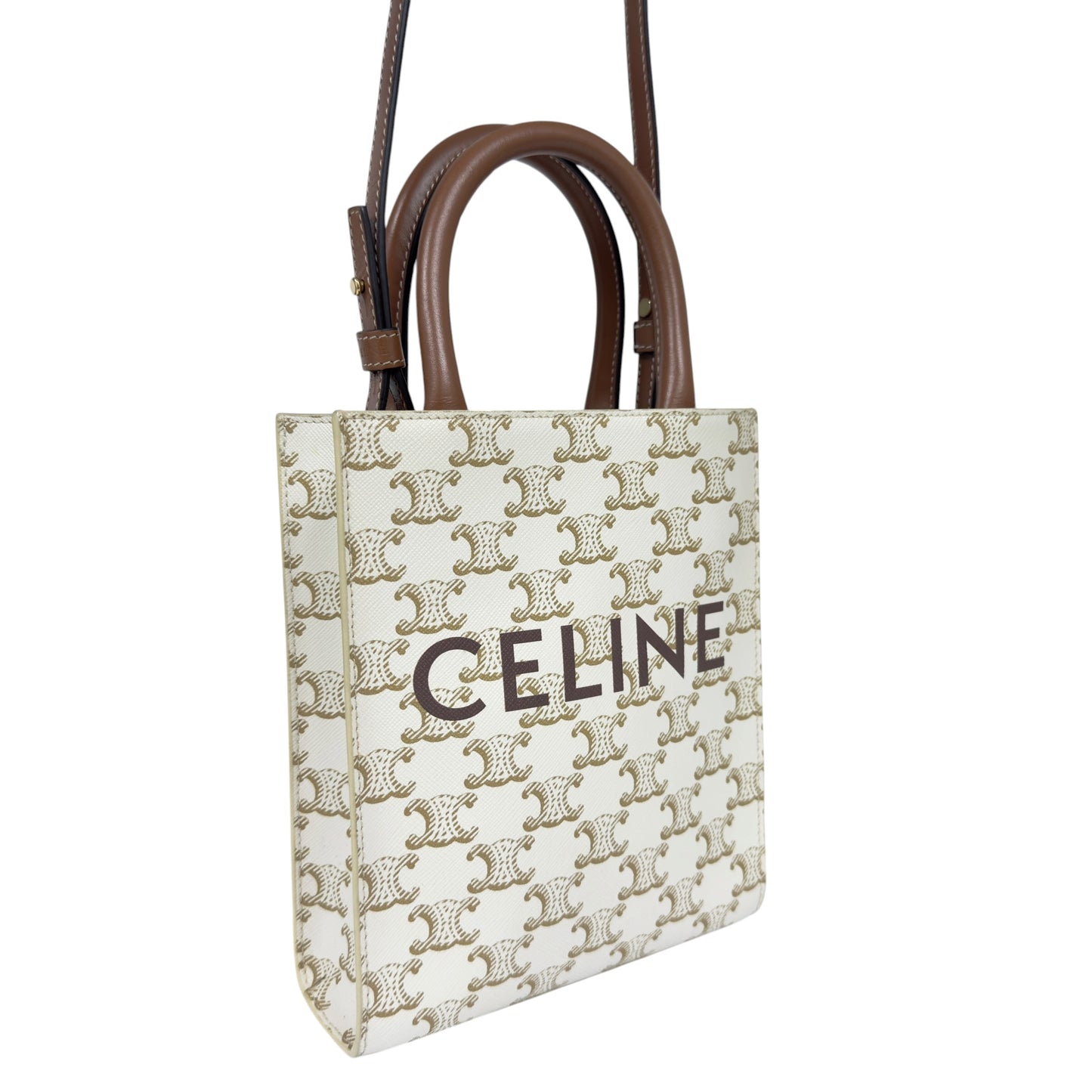 CELINE Mini Vertical Cabas 凱旋門 斜揹袋