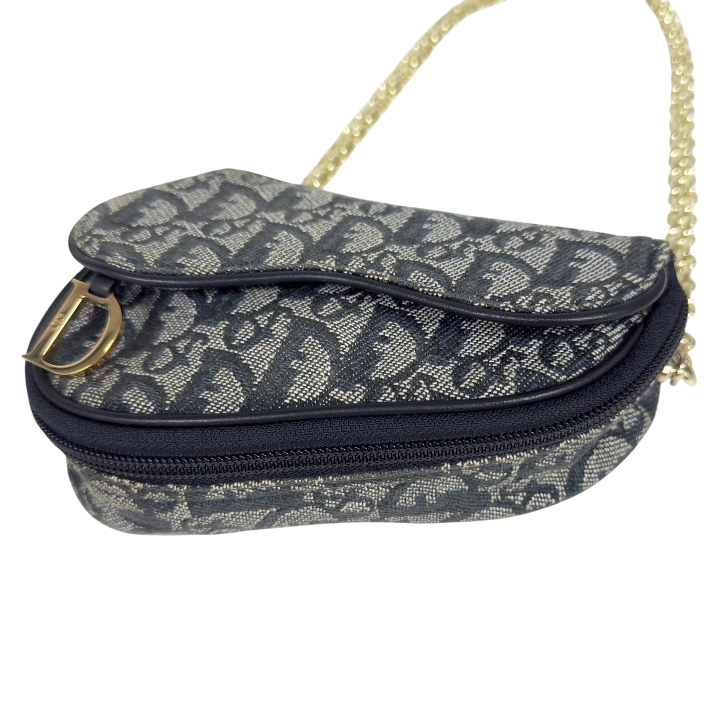 DIOR *自加鏈＞送無品牌扣＋無品牌鏈帶* 中古 Saddle 馬鞍 肩背包