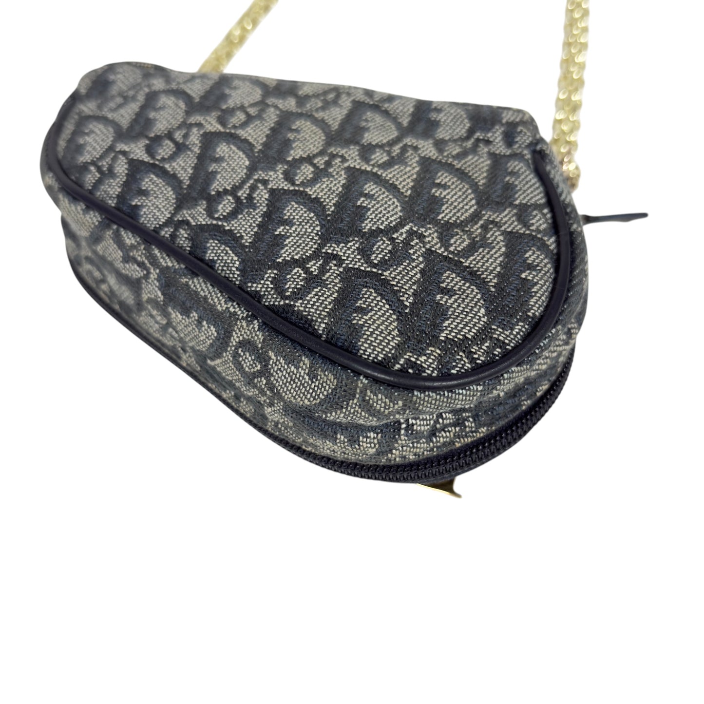 DIOR *自加鏈＞送無品牌扣＋無品牌鏈帶* 中古 Saddle 馬鞍 肩背包