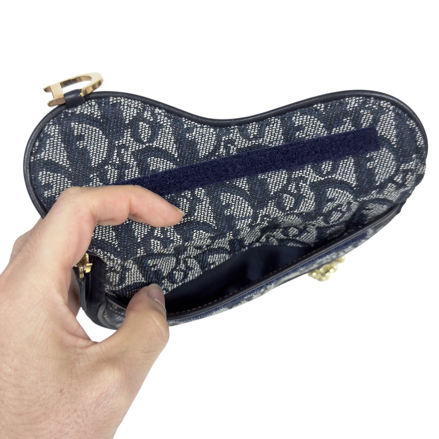 DIOR *自加鏈＞送無品牌扣＋無品牌鏈帶* 中古 Saddle 馬鞍 肩背包