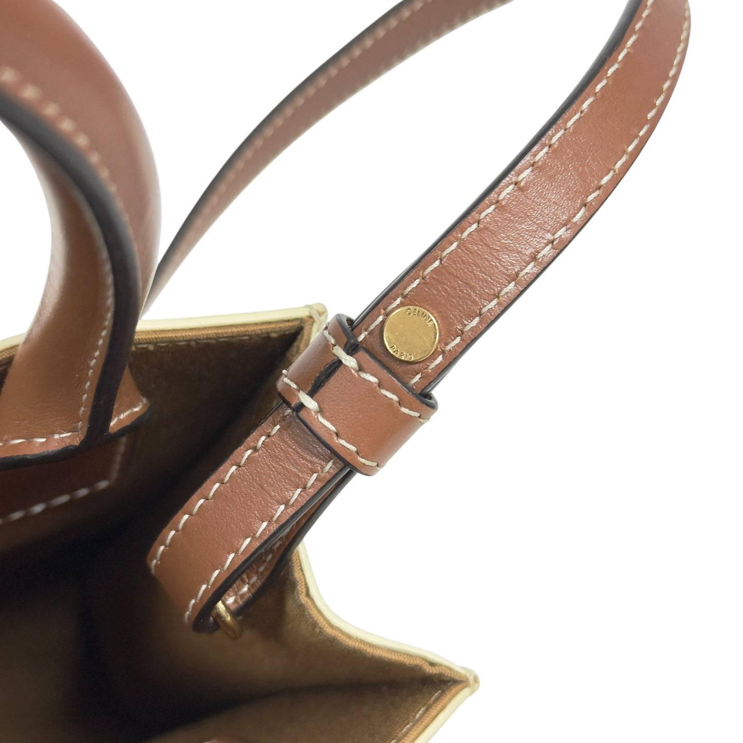 CELINE Mini Vertical Cabas 凱旋門 斜揹袋