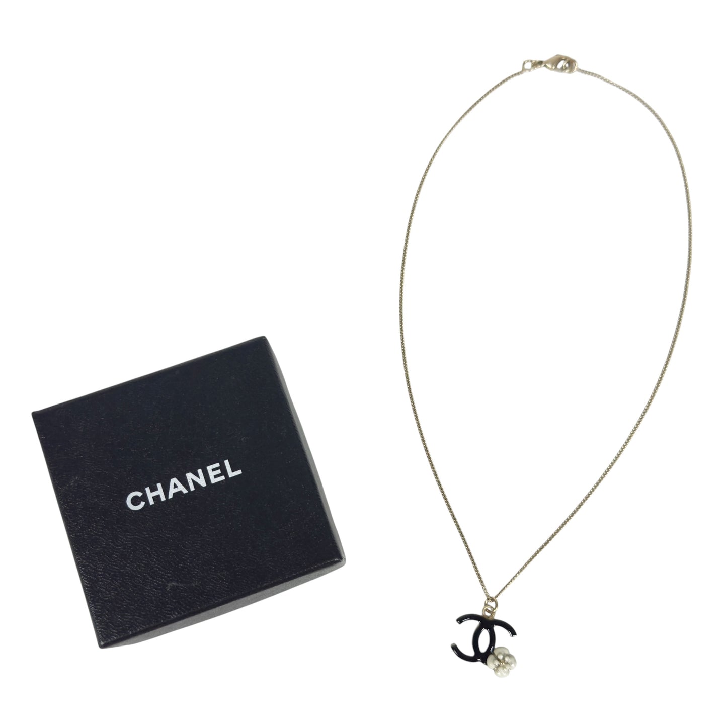 CHANEL CC 山茶花 頸鏈