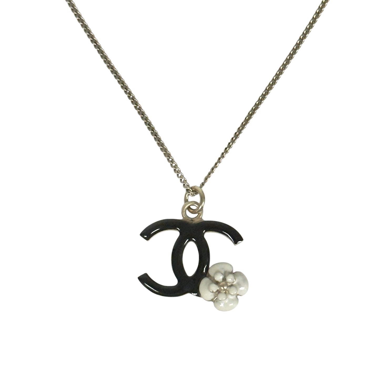CHANEL CC 山茶花 頸鏈