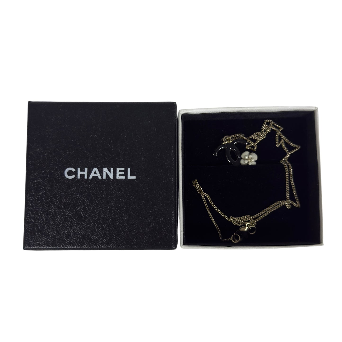 CHANEL CC 山茶花 頸鏈