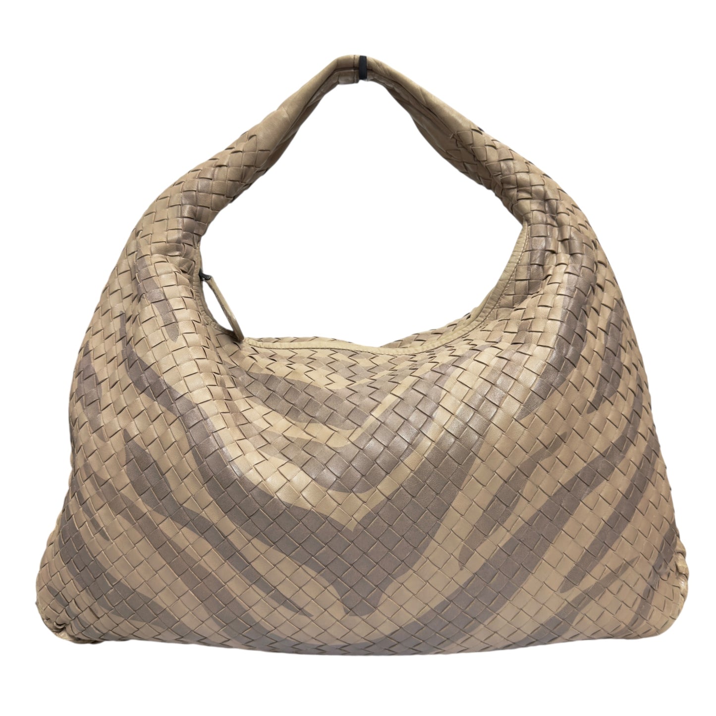 BOTTEGA VENETA Veneta 織皮 蛇皮邊飾 肩背包