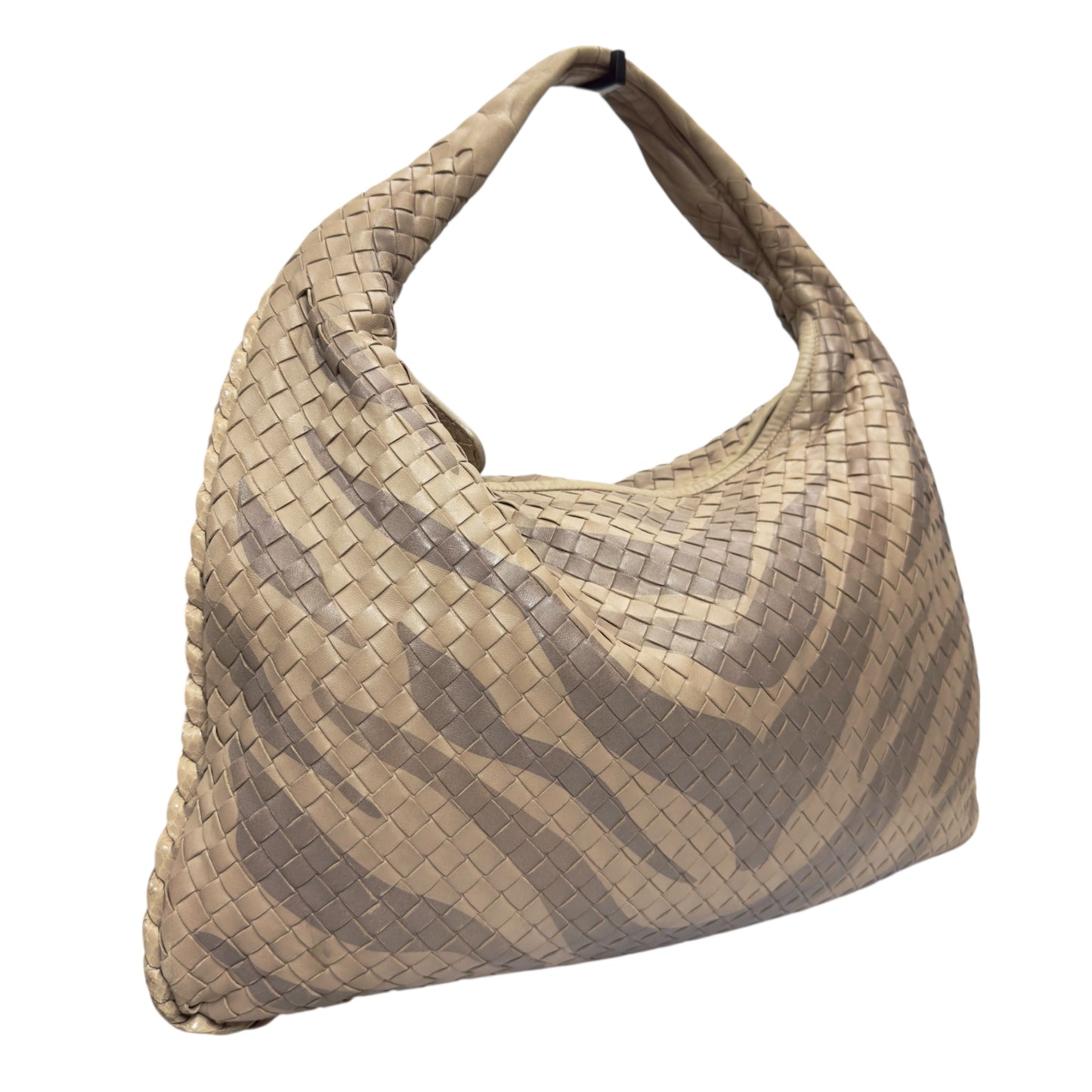 BOTTEGA VENETA Veneta 織皮 蛇皮邊飾 肩背包