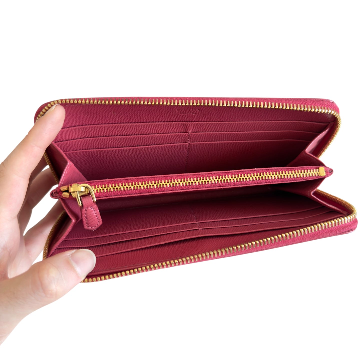 PRADA 三角標 長銀包