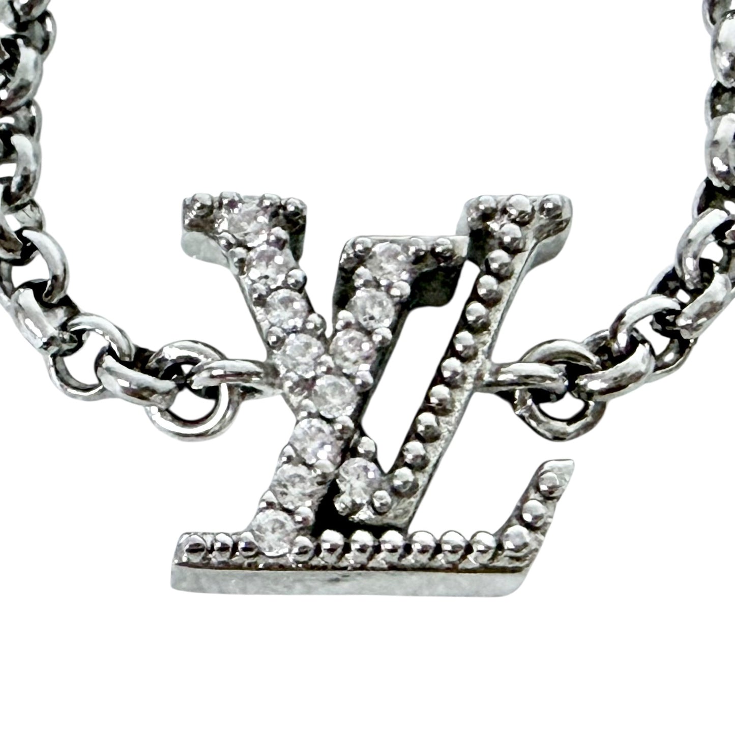 LOUIS VUITTON Lady LV 水鑽 戒指組合（一套3隻）