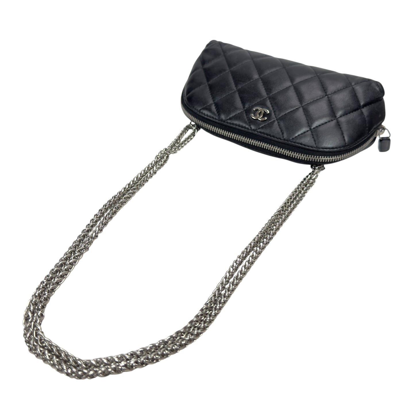 CHANEL *自加鏈＞送無品牌扣＋無品牌鏈帶* 2用袋
