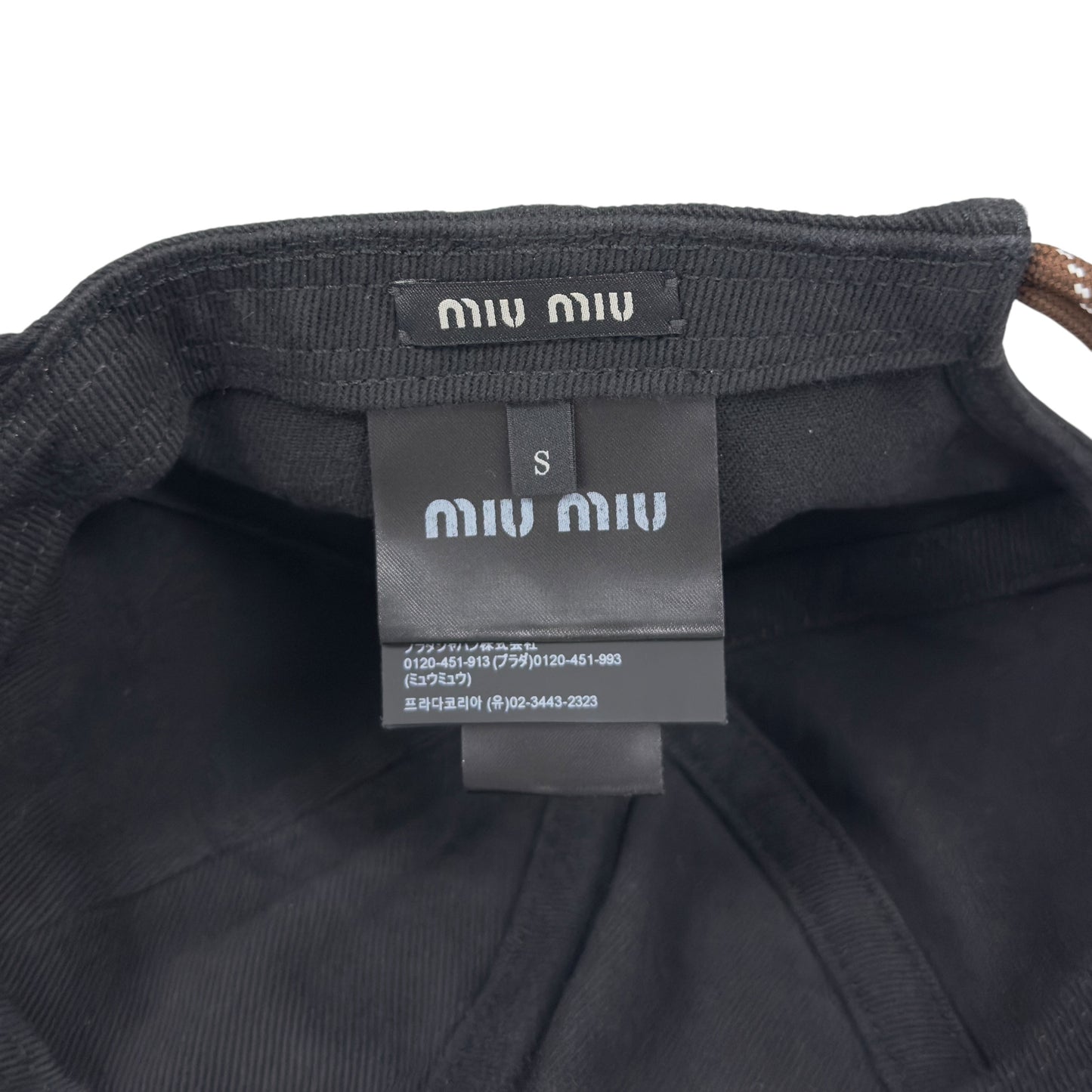 MIU MIU 束繩 棒球帽
