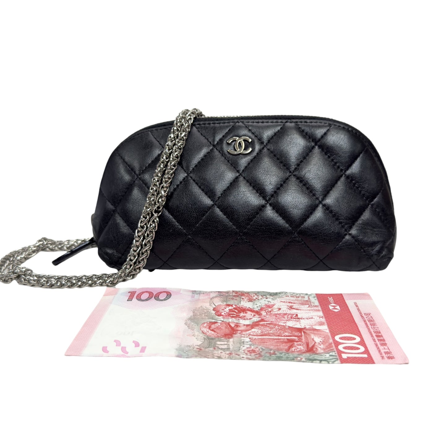 CHANEL *自加鏈＞送無品牌扣＋無品牌鏈帶* 2用袋