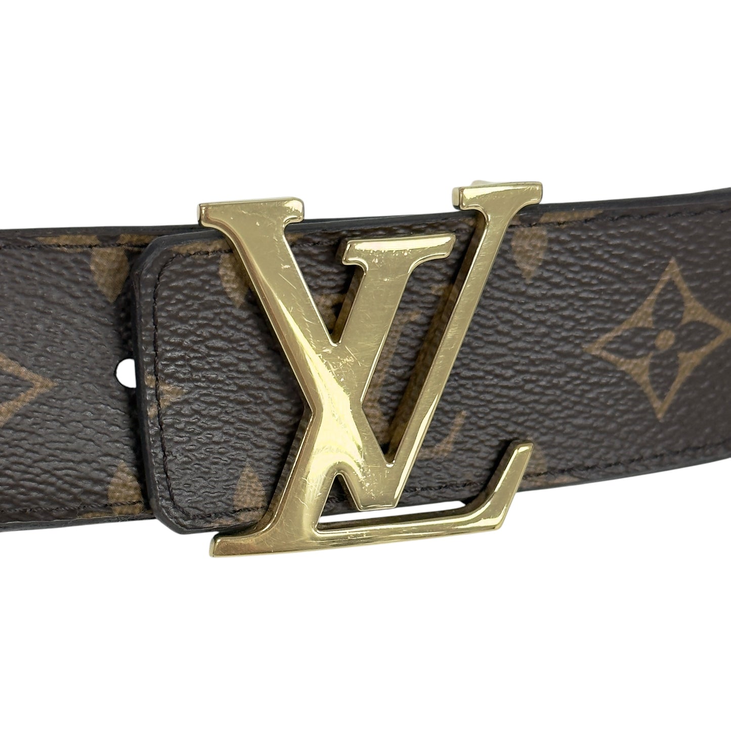 LOUIS VUITTON 老花 雙面 腰帶 40mm