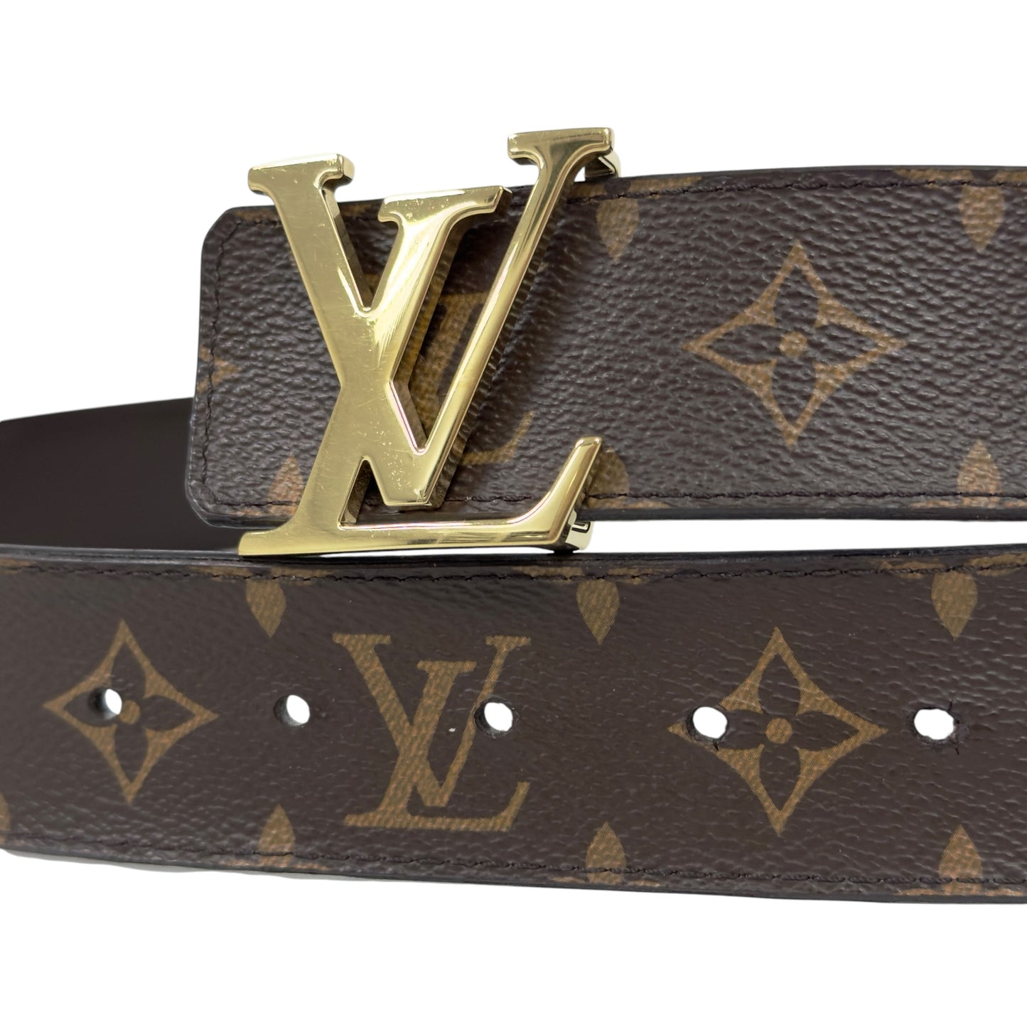 LOUIS VUITTON 老花 雙面 腰帶 40mm