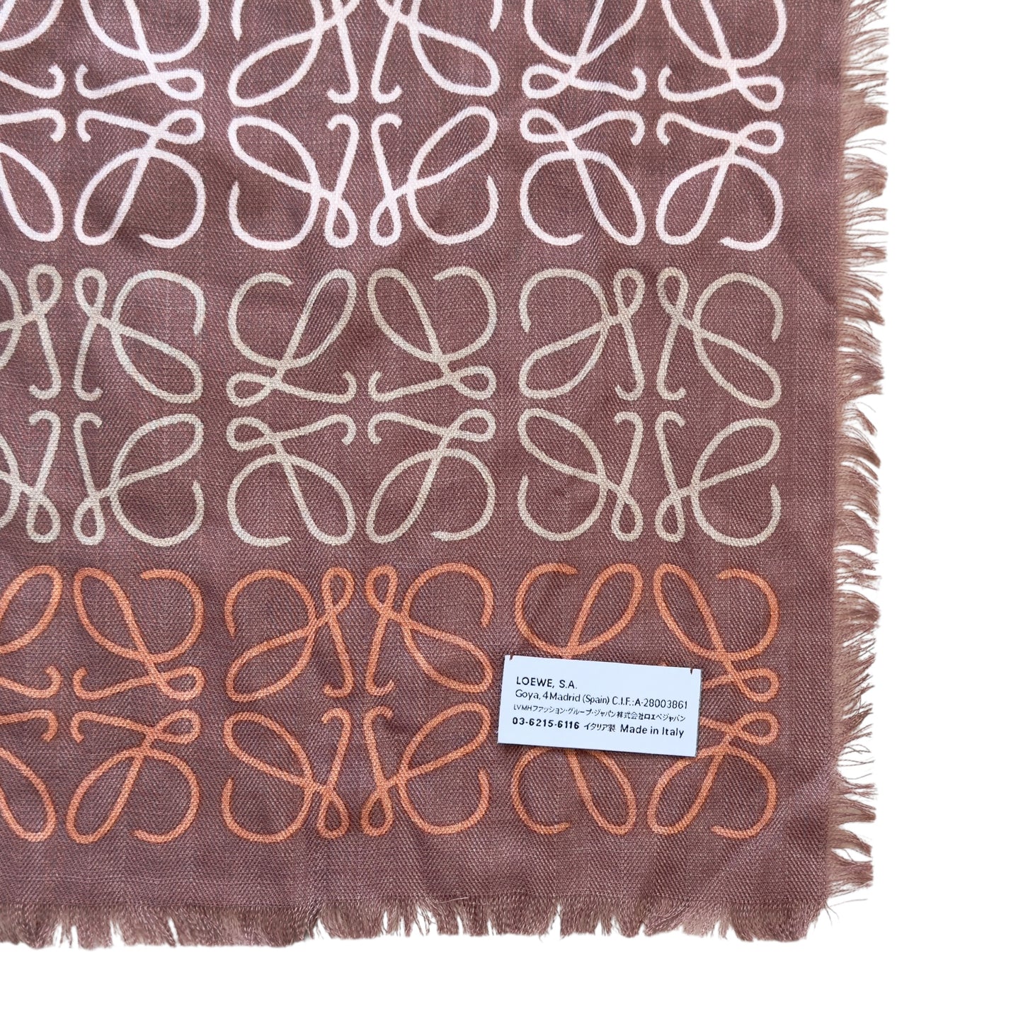 LOEWE Anagram 圍巾