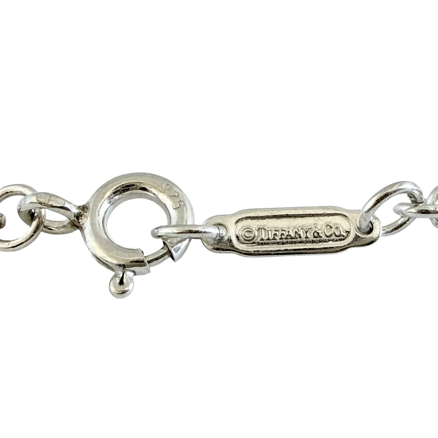 TIFFANY & CO. 1837 純銀 鎖頭 頸鏈