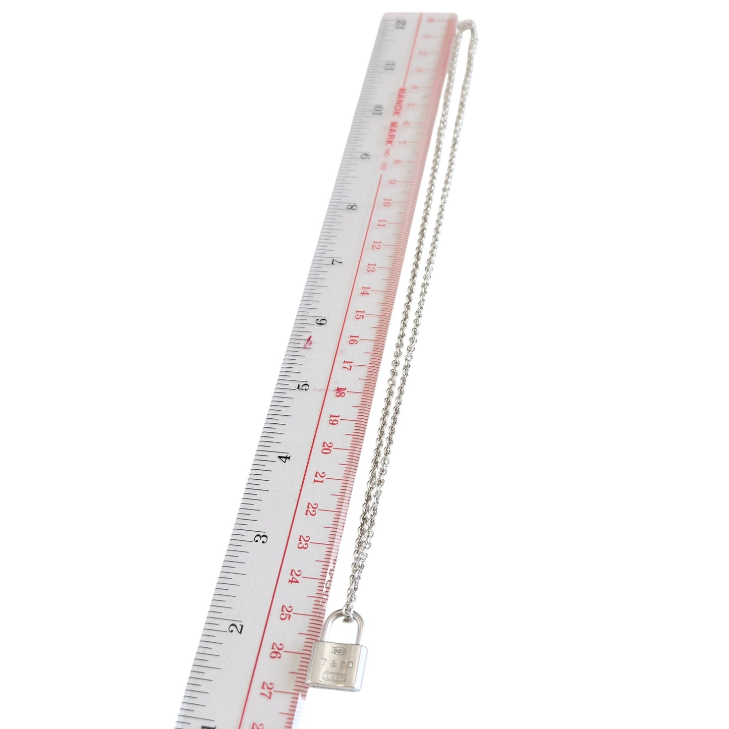 TIFFANY & CO. 1837 純銀 鎖頭 頸鏈