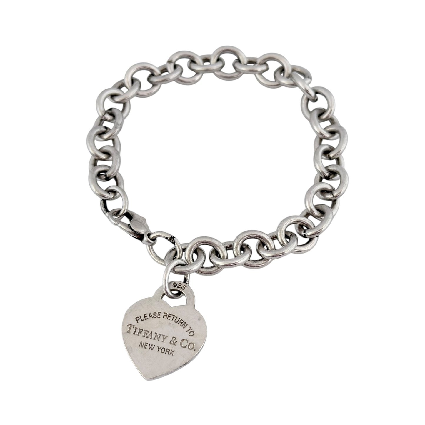 TIFFANY & CO. Return To Tiffany 純銀 愛心💗 手鏈