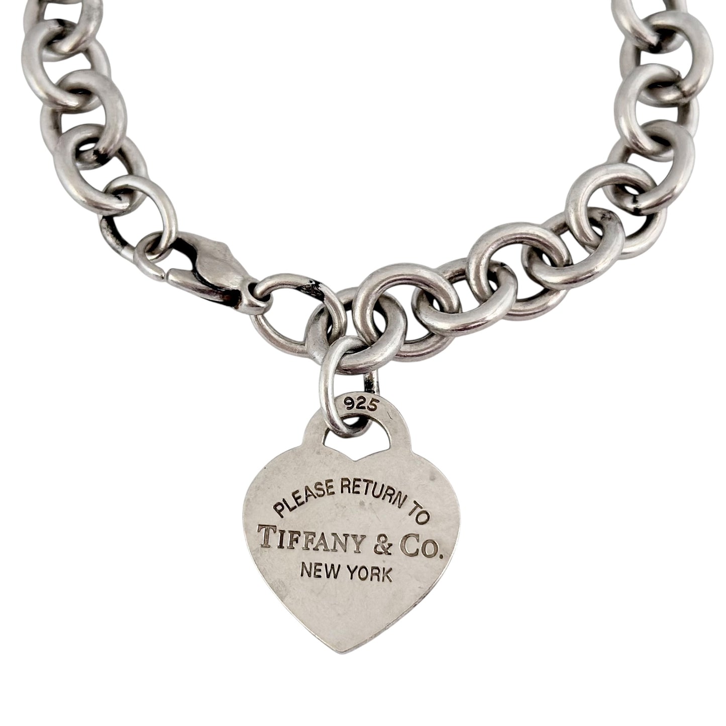 TIFFANY & CO. Return To Tiffany 純銀 愛心💗 手鏈