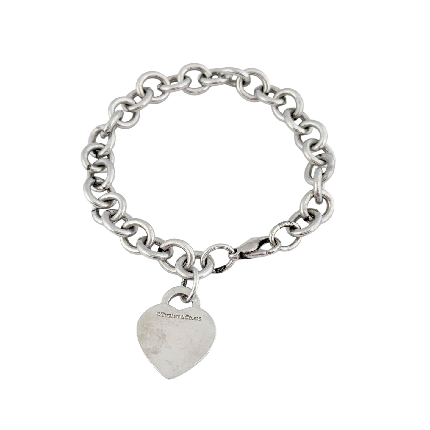 TIFFANY & CO. Return To Tiffany 純銀 愛心💗 手鏈
