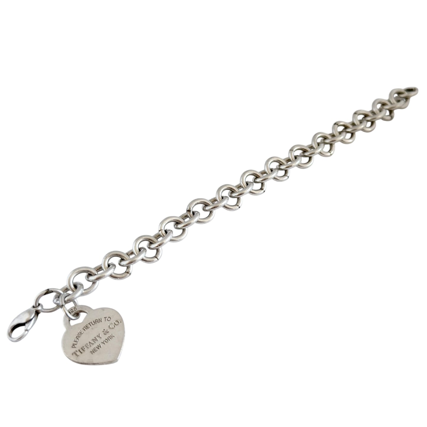 TIFFANY & CO. Return To Tiffany 純銀 愛心💗 手鏈