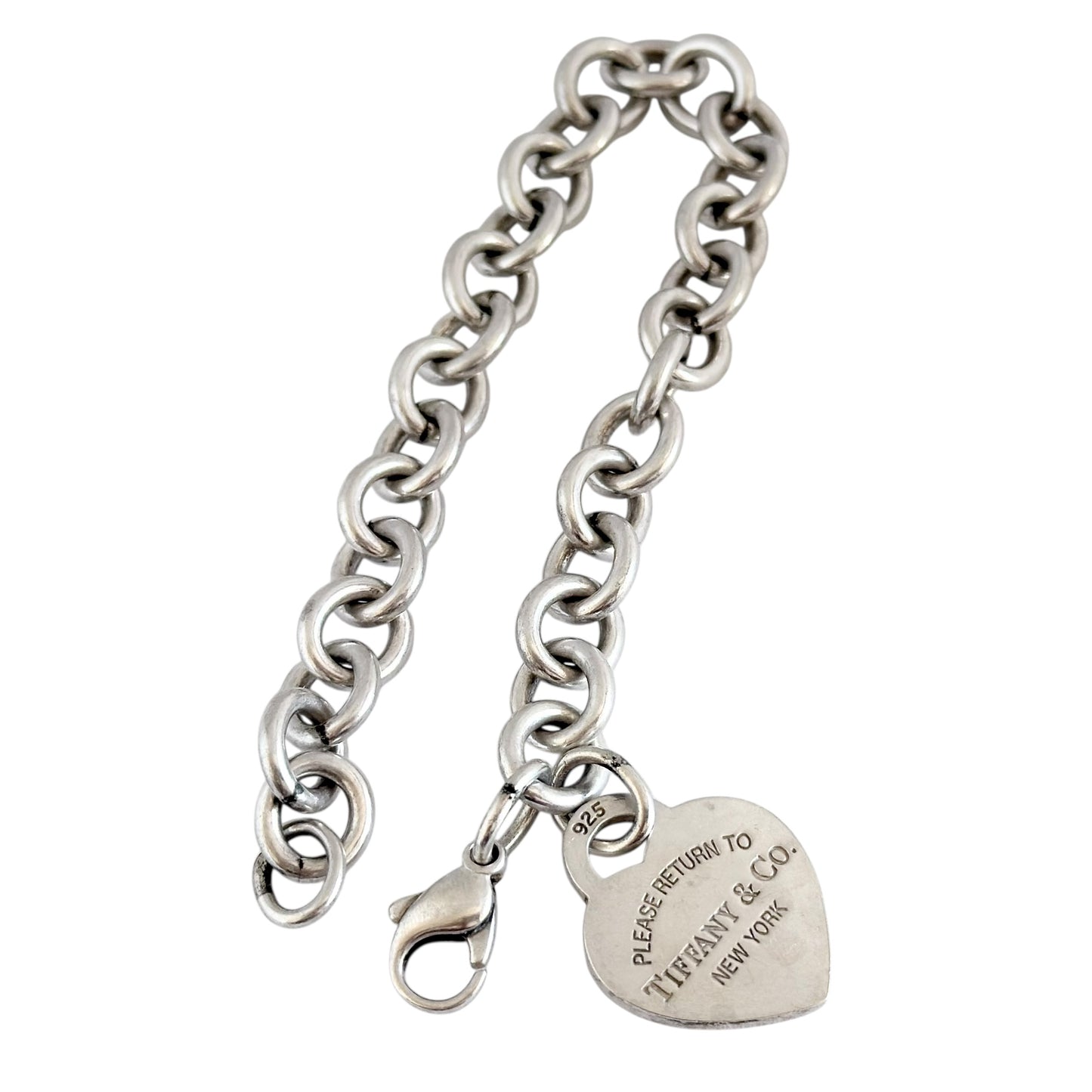 TIFFANY & CO. Return To Tiffany 純銀 愛心💗 手鏈