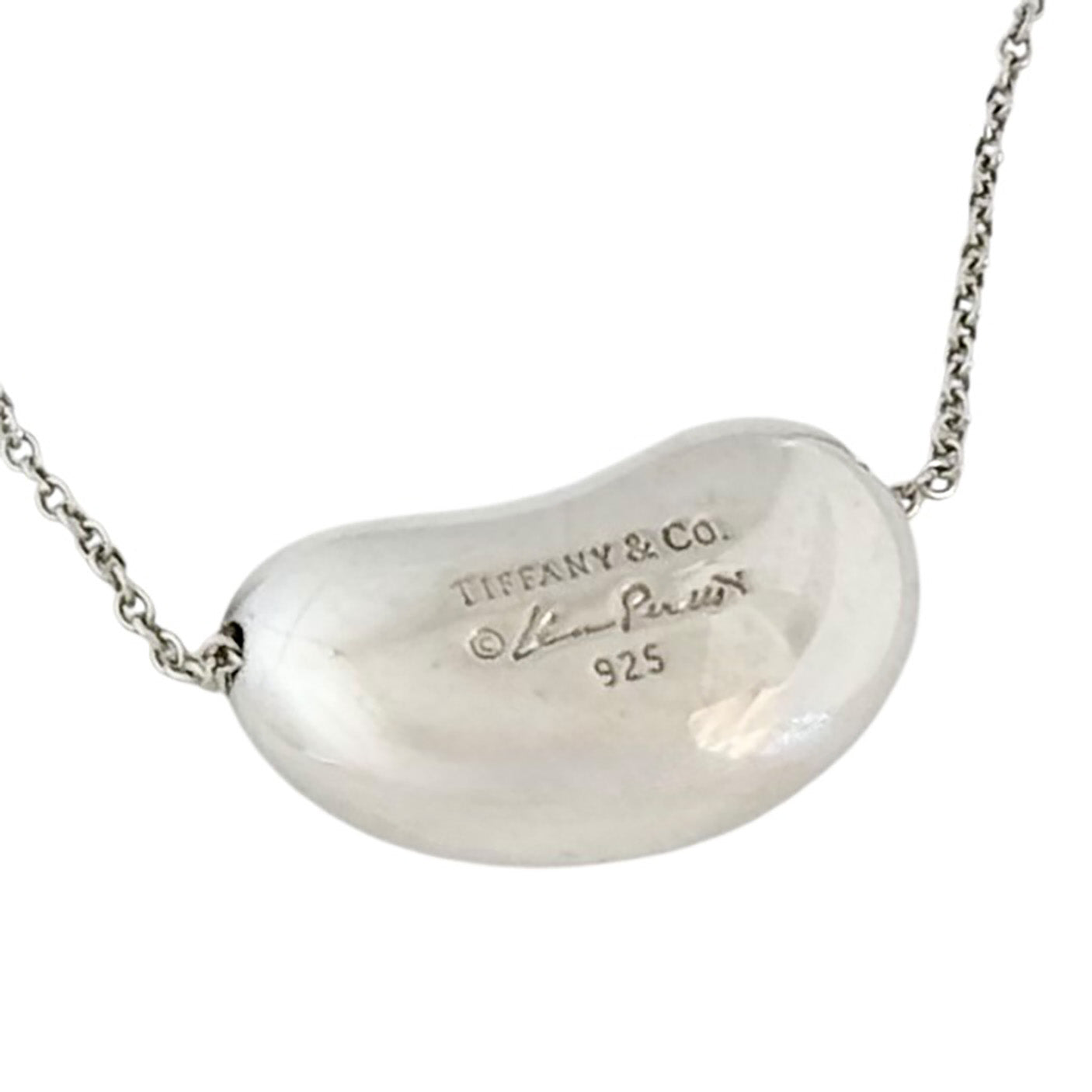 TIFFANY & CO. Peretti 純銀 豌豆 頸鏈