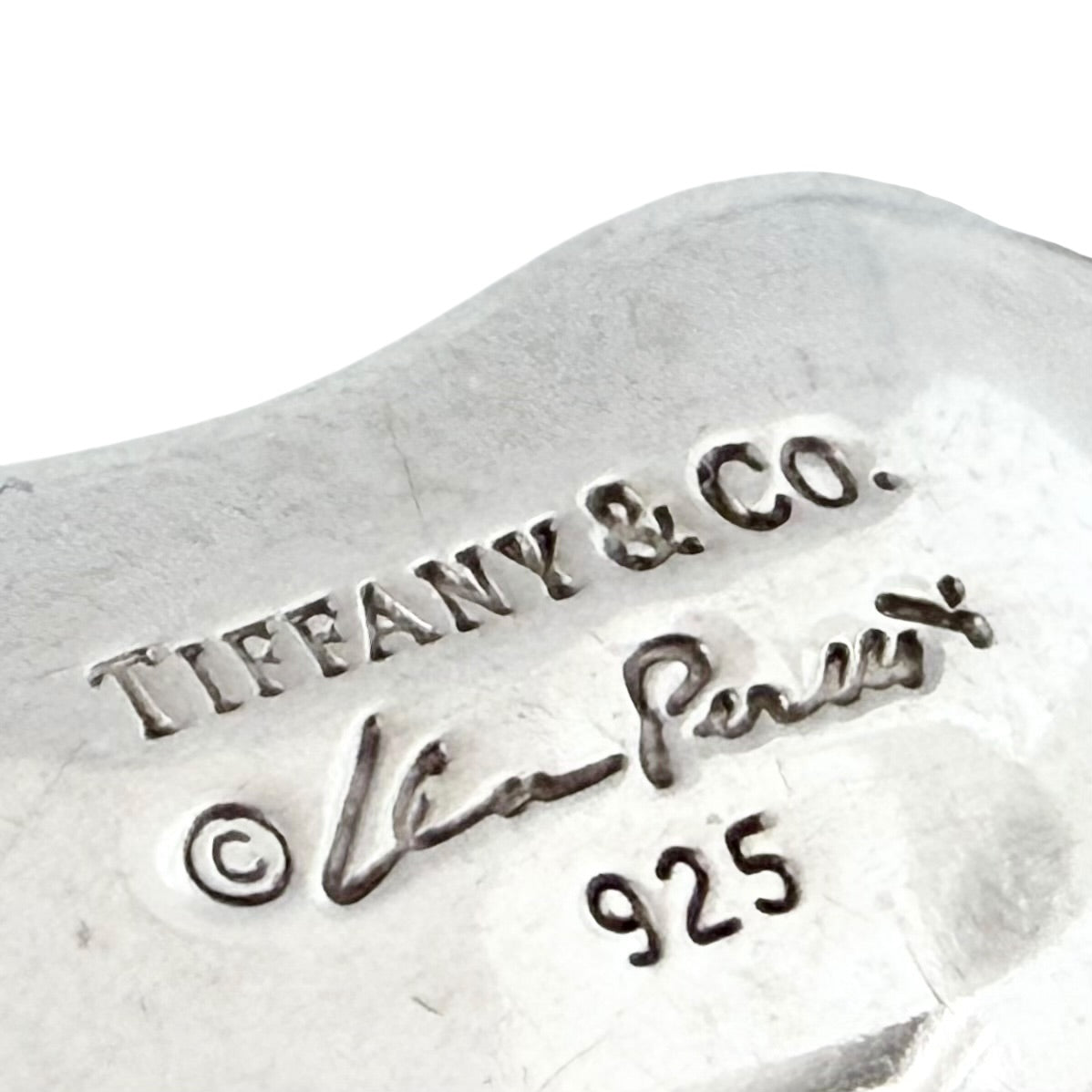 TIFFANY & CO. Peretti 純銀 豌豆 頸鏈