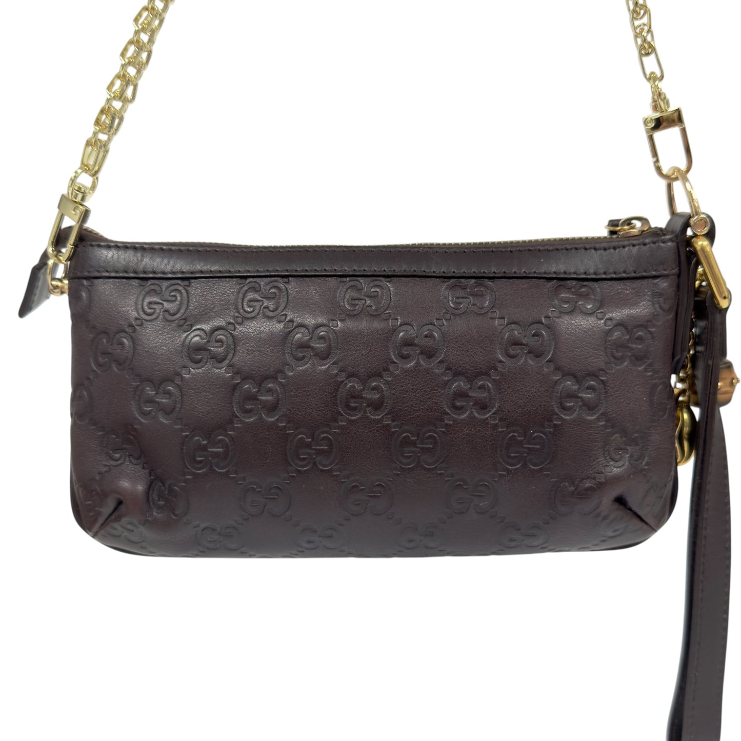 GUCCI *自加鏈＞送無品牌扣＋無品牌鏈帶* 竹節吊飾 肩背包