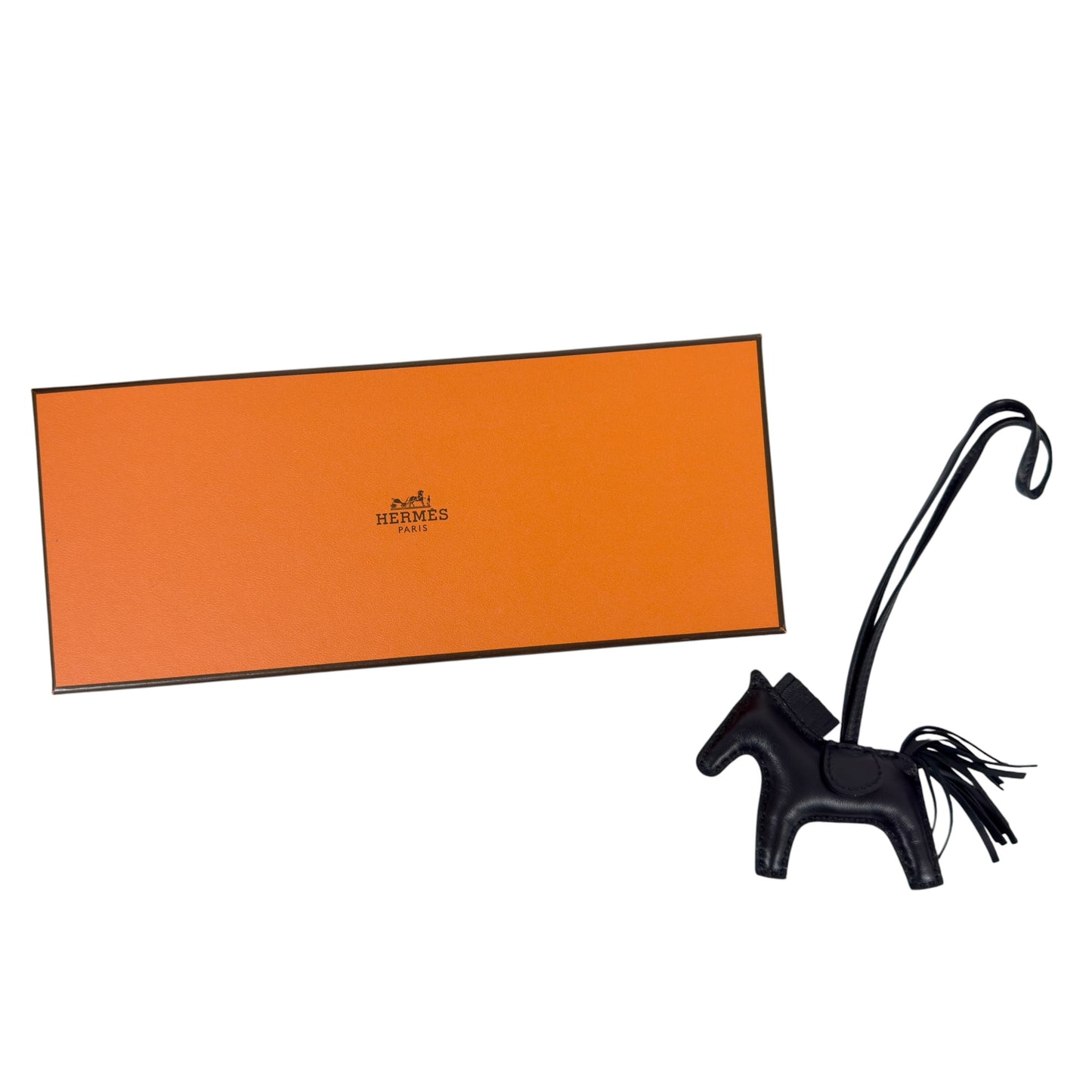 HERMES *罕有全黑 * Rodeo PM 馬仔 掛飾 U刻