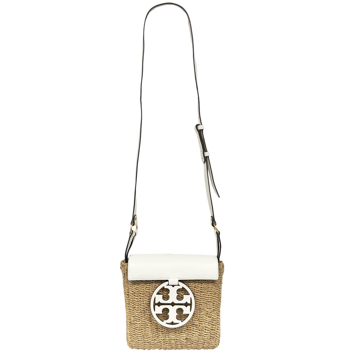 TORY BURCH 草編 斜揹袋