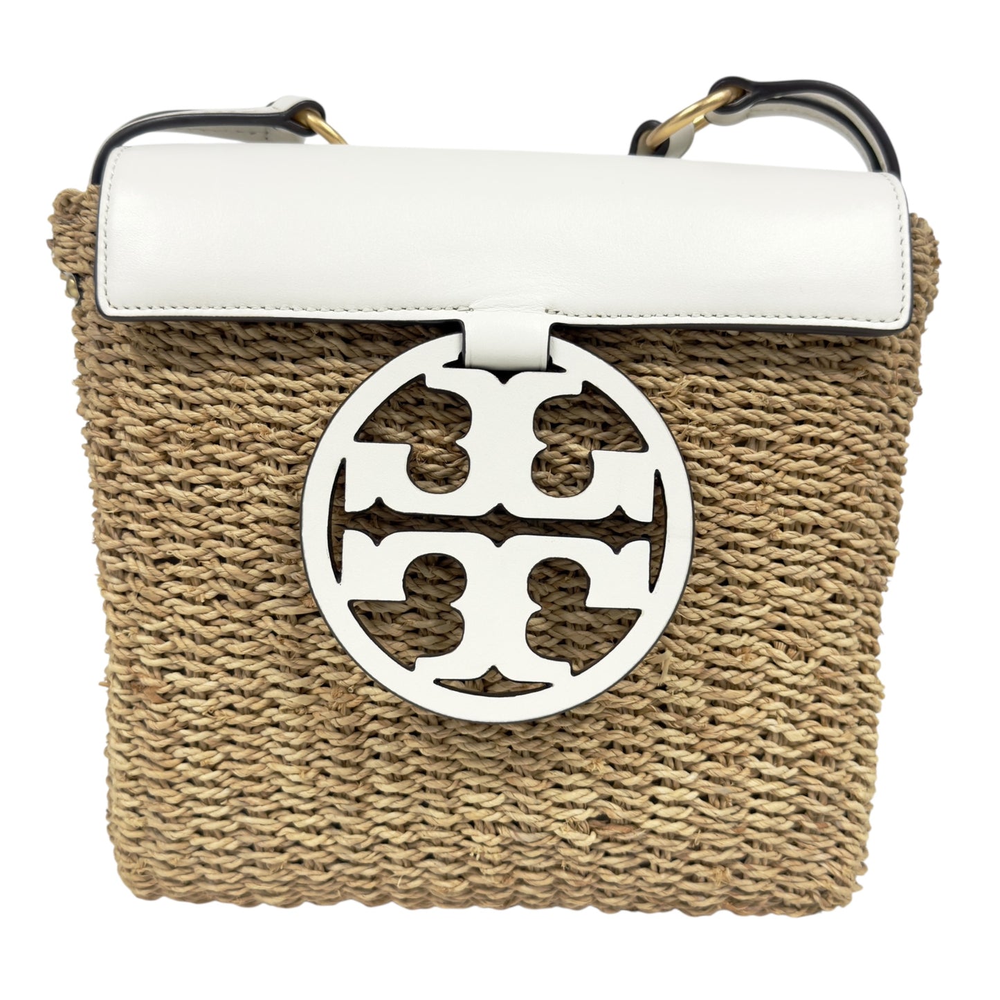 TORY BURCH 草編 斜揹袋