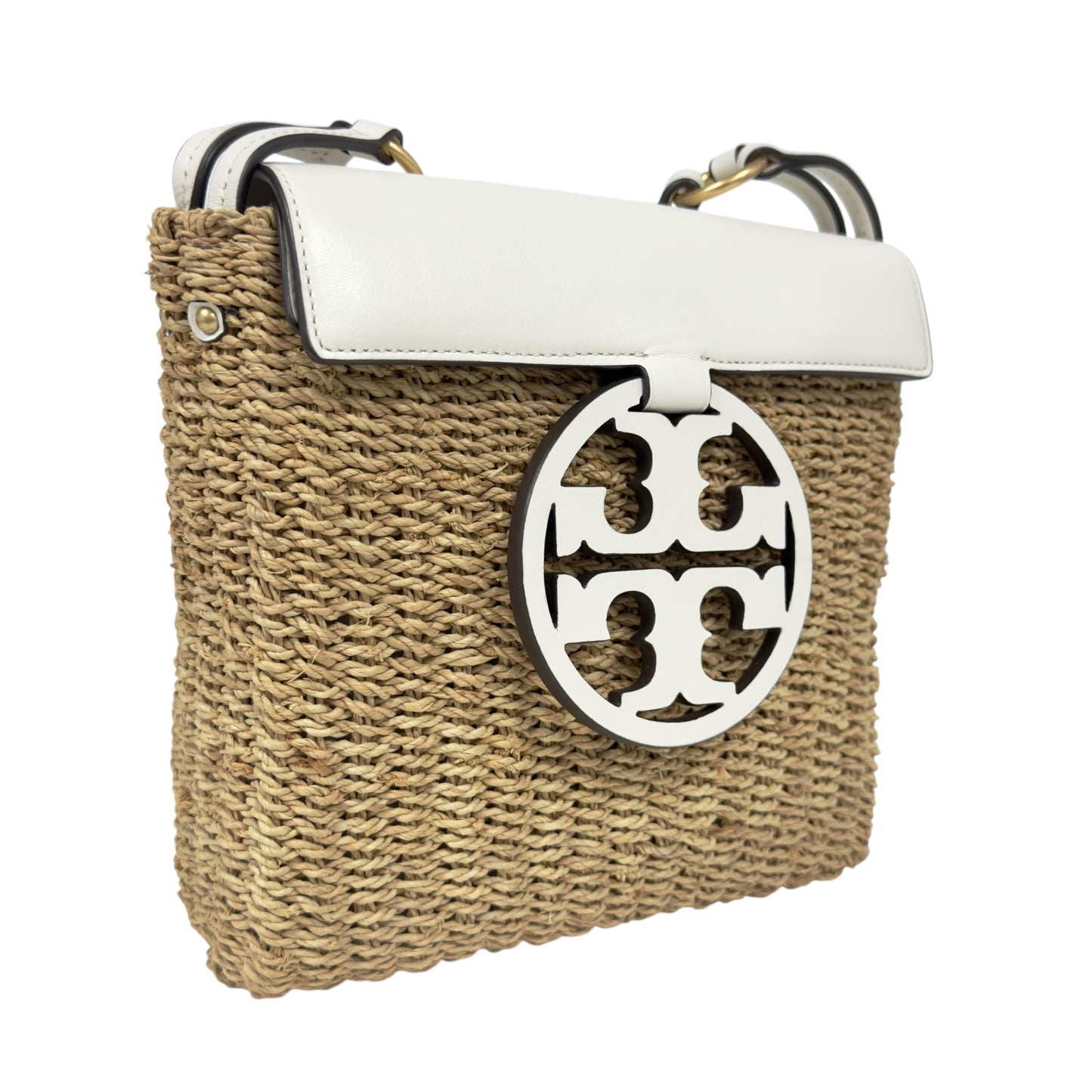 TORY BURCH 草編 斜揹袋