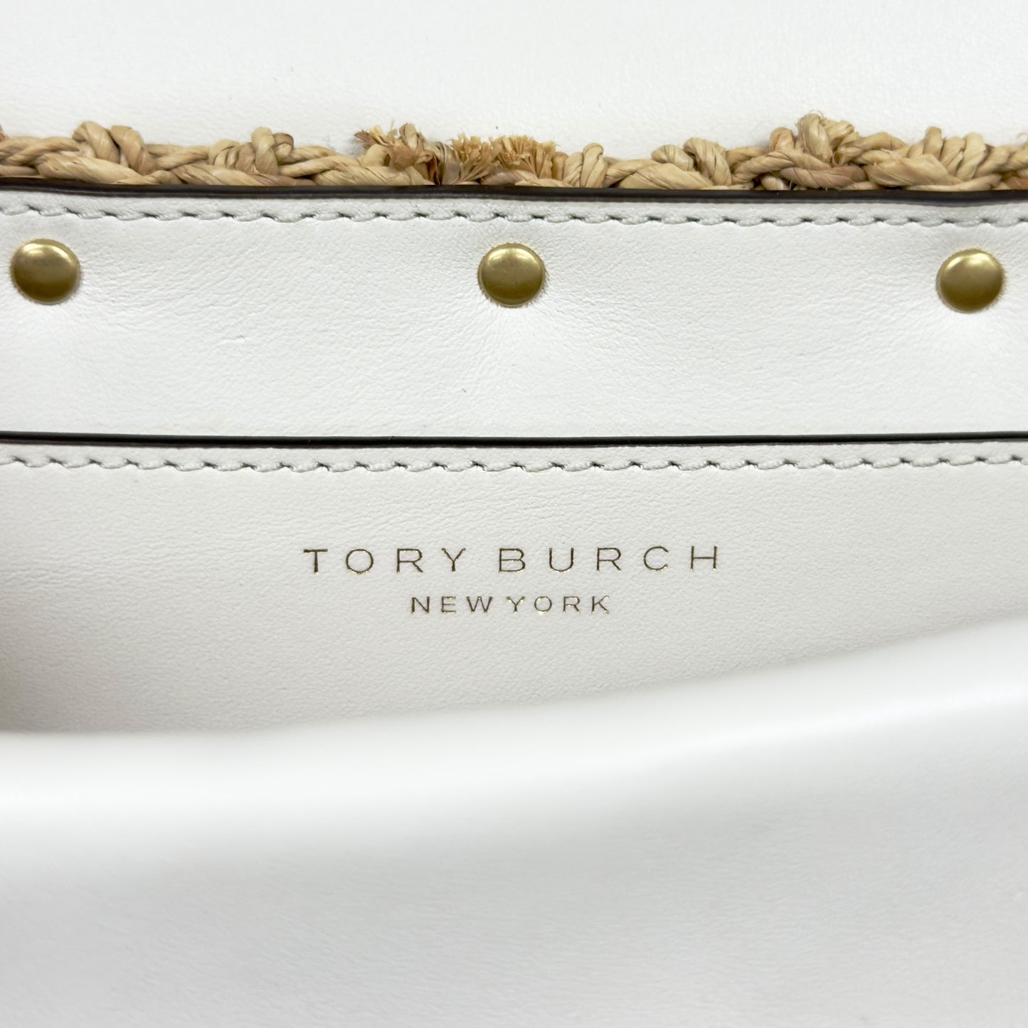 TORY BURCH 草編 斜揹袋