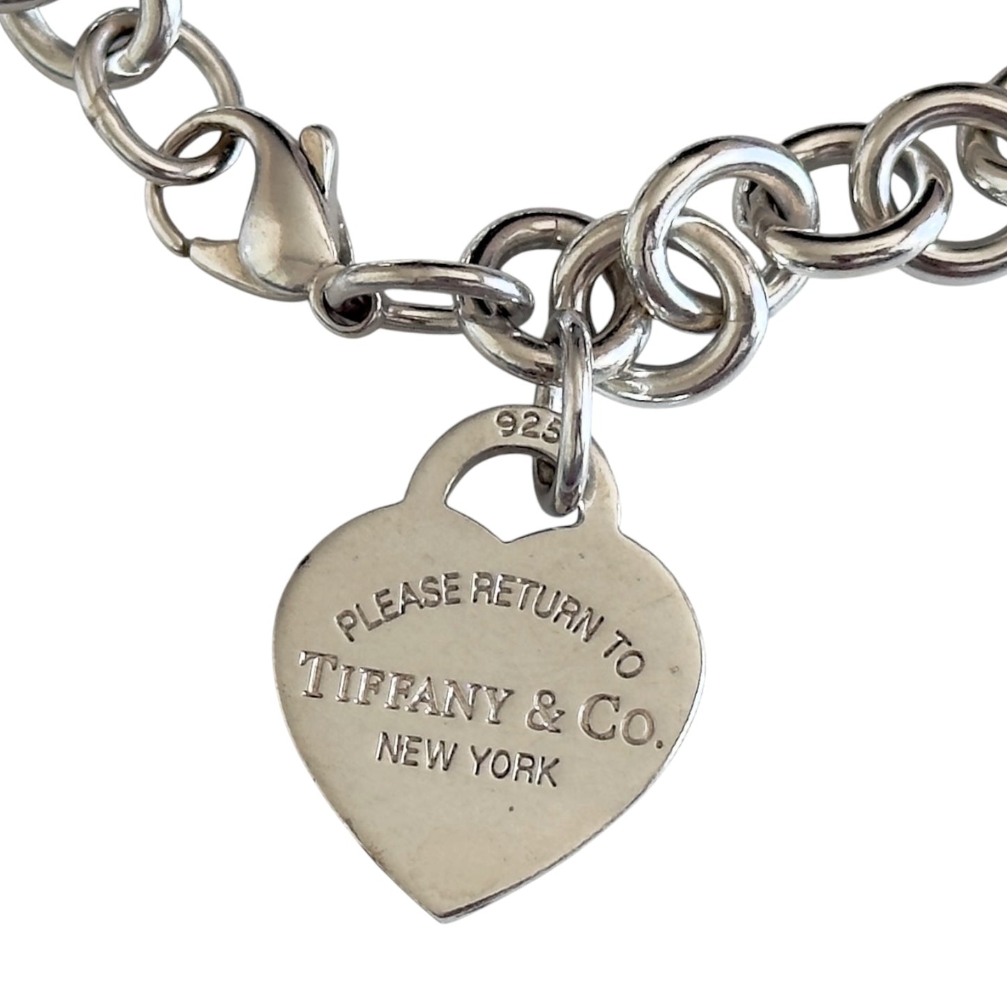TIFFANY & CO. Return To Tiffany 純銀 愛心💗 手鏈