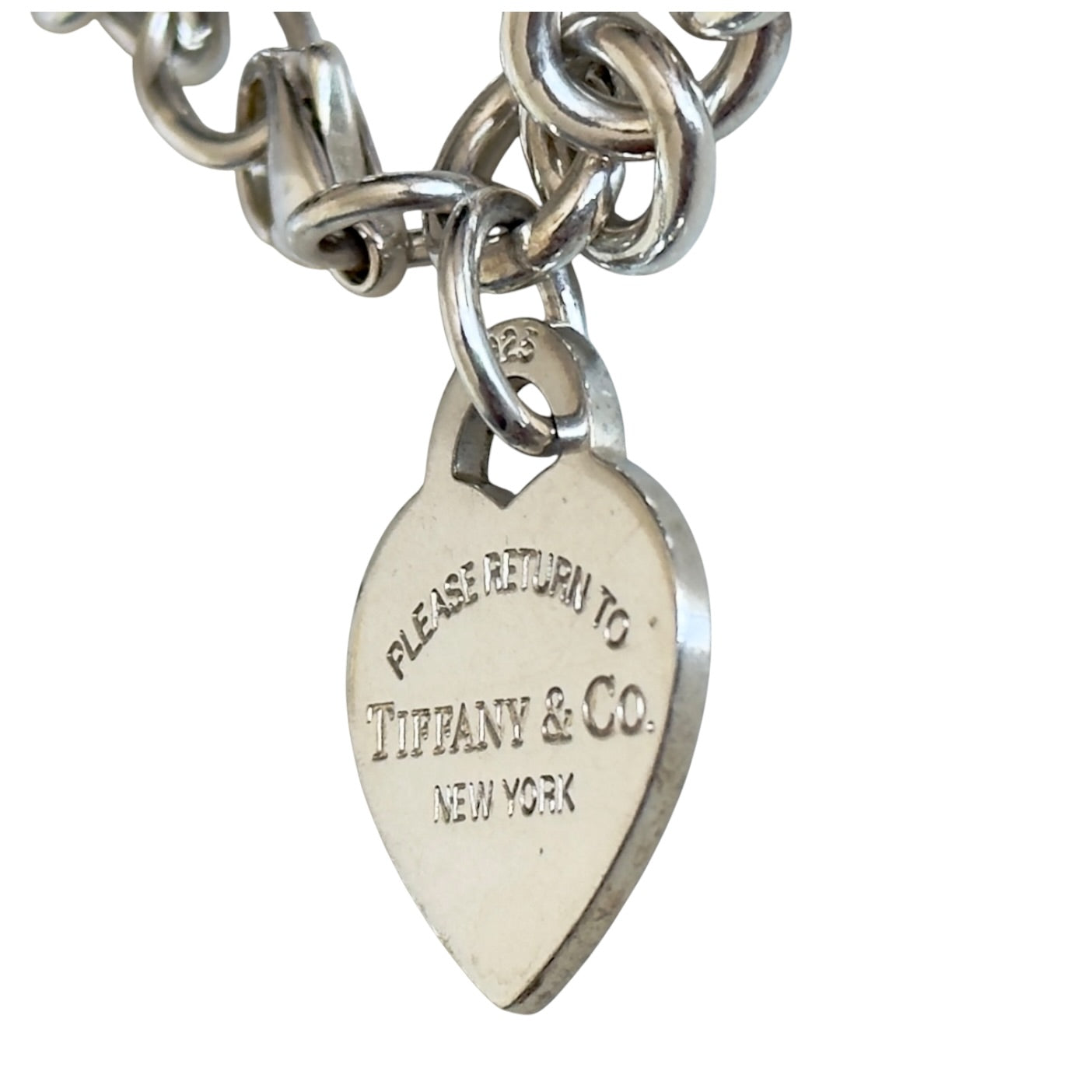 TIFFANY & CO. Return To Tiffany 純銀 愛心💗 手鏈