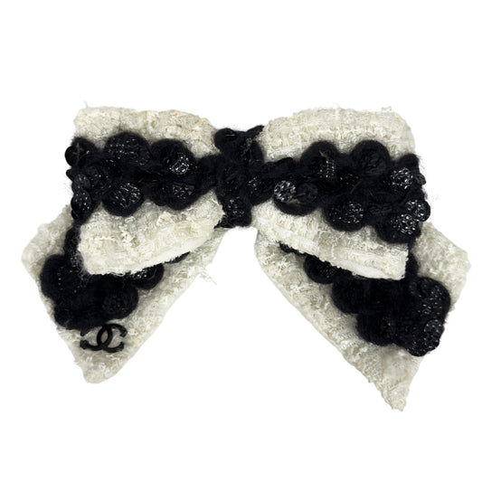 CHANEL 中古 CC 蝴蝶結 胸針