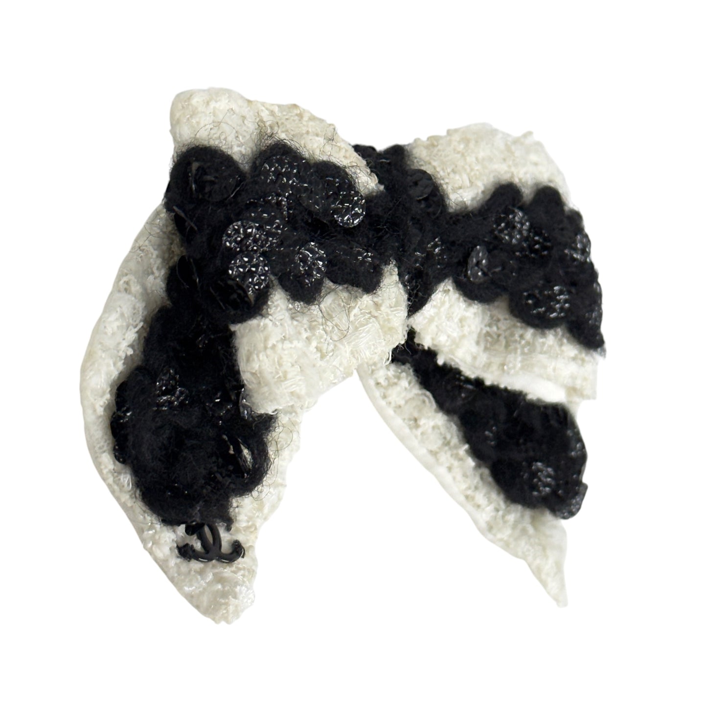 CHANEL 中古 CC 蝴蝶結 胸針