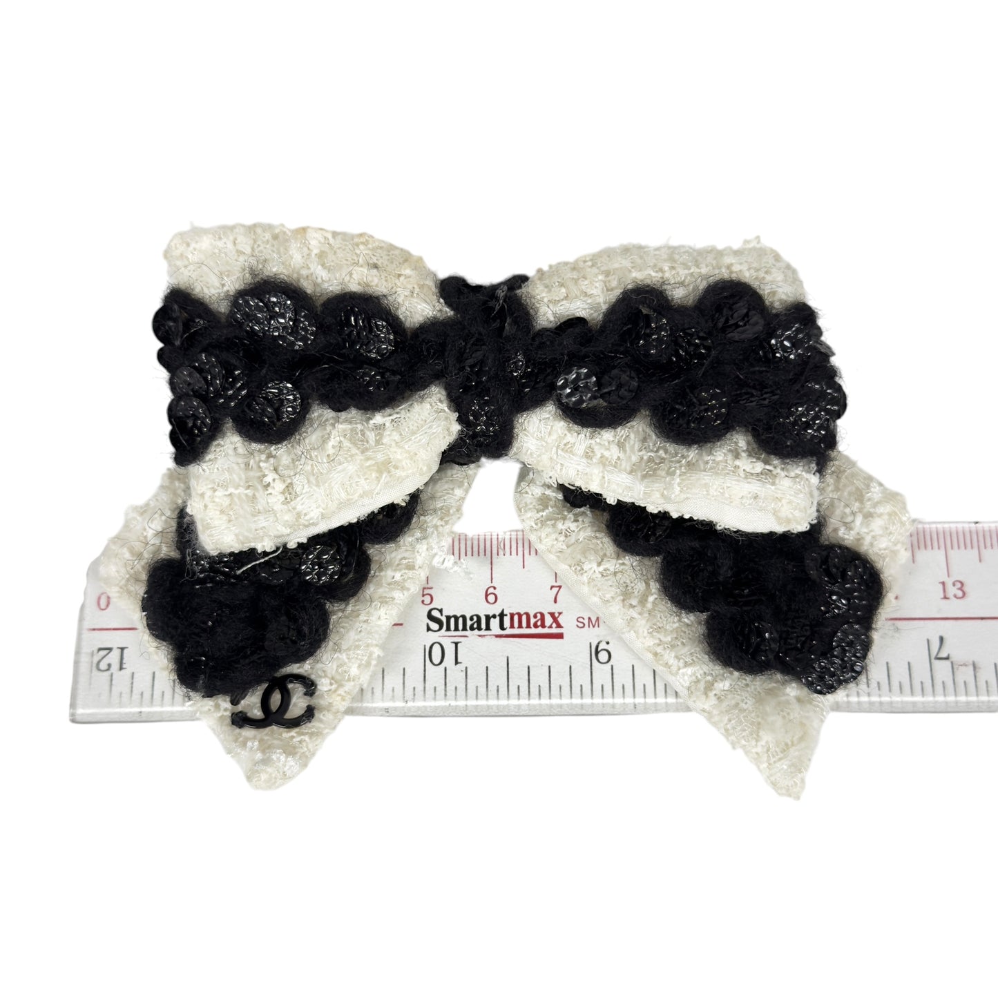 CHANEL 中古 CC 蝴蝶結 胸針