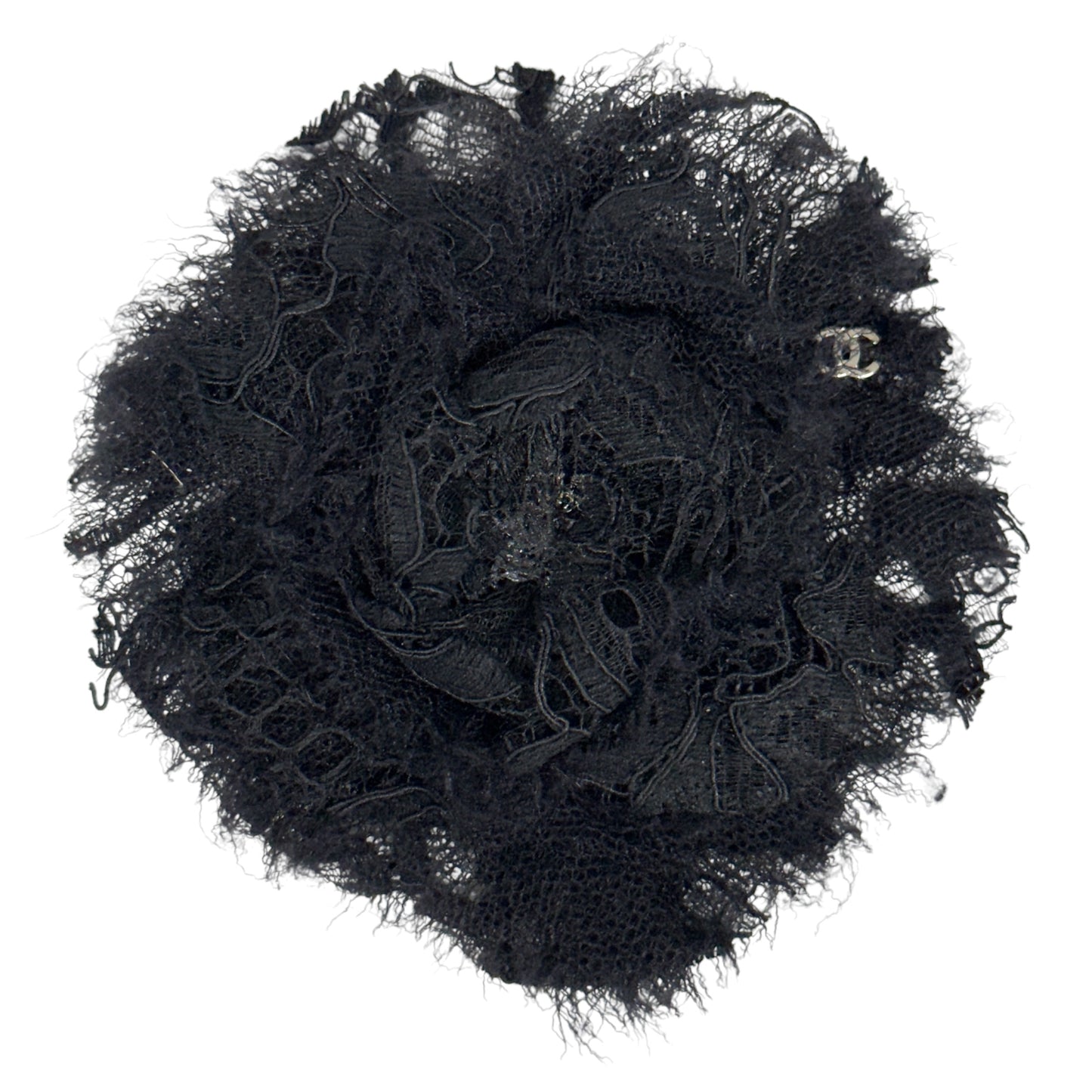 CHANEL 中古 CC 山茶花 胸針