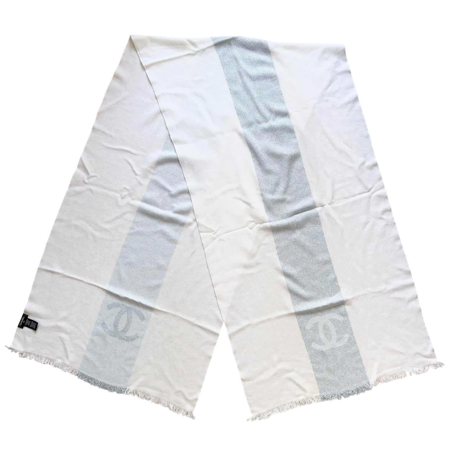 CHANEL CC 羊絨 圍巾