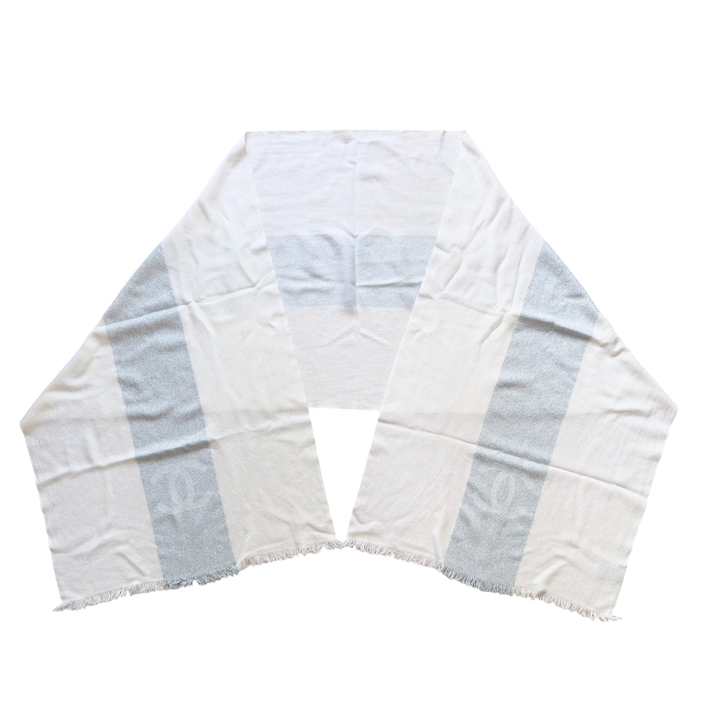 CHANEL CC 羊絨 圍巾